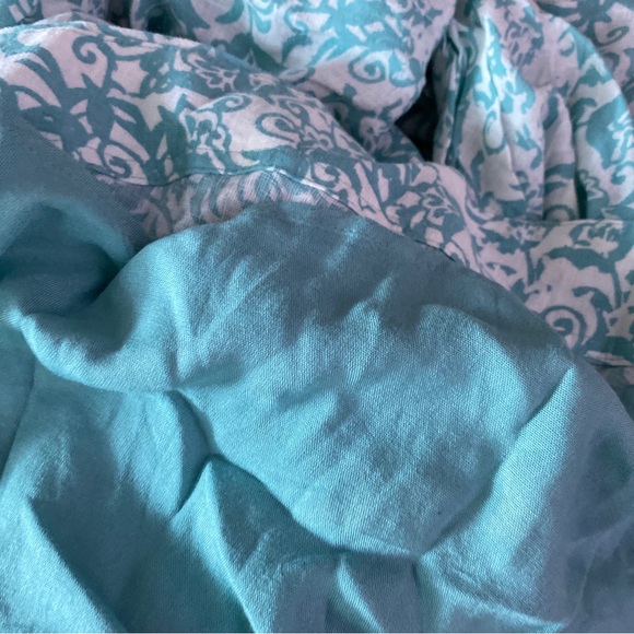 Anthropologie The Irene Linen Shirt Dress by Maeve XXS 2XS new sky color - Picture 6 of 8